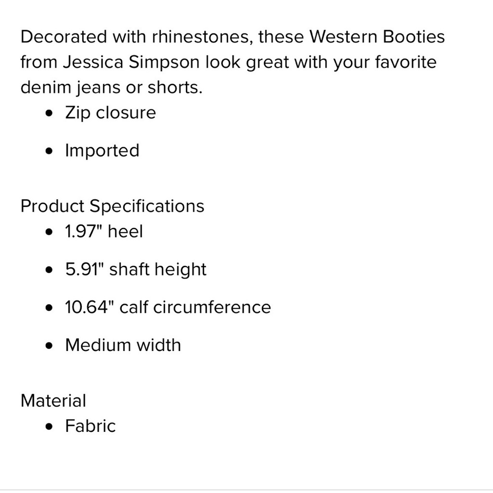 Gold Rhinestone Western Booties - Picture 9 of 9